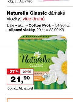 Naturella Classic dámské vložky