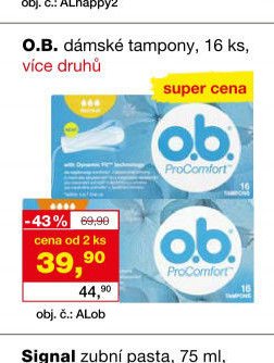 O.B. dámské tampony