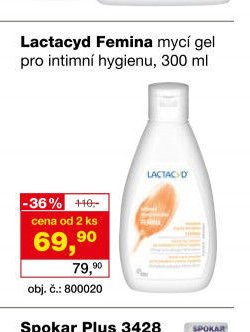 Lactacyd Femina mycí gel