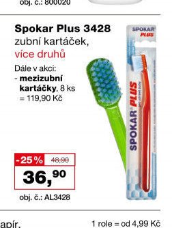 Spokar Plus 3428 zubní kartáček