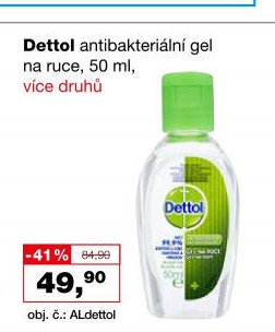 Dettol antibakteriální gel na ruce
