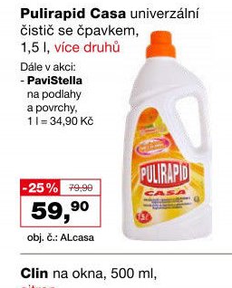 Pulirapid Casa univerzální čistič 1,5 l