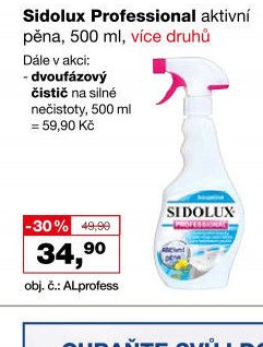 Sidolux Professional aktivní pěna 500 ml