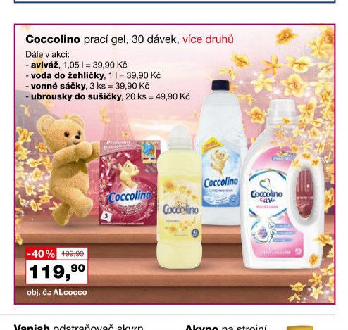Coccolino prací gel 30 dávek