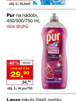 Pur na nádobí 450/500/750 ml