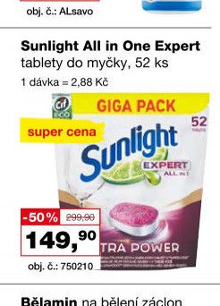 Sunlight All in One Expert tablety 52 ks