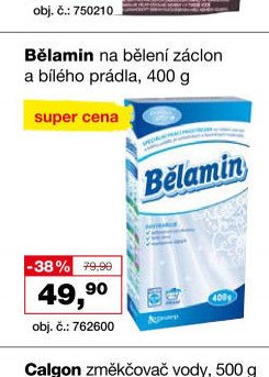 Bělamin na bělení záclon 400 g