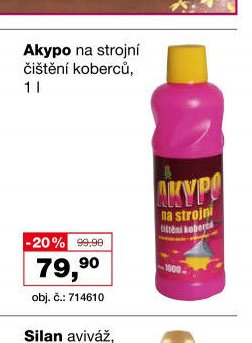 Akypo na strojní čištění koberců 1 l