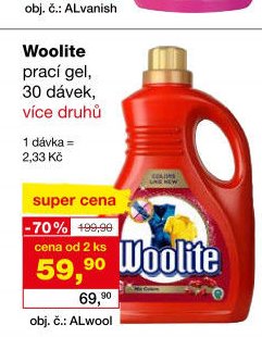 Woolite prací gel 30 dávek