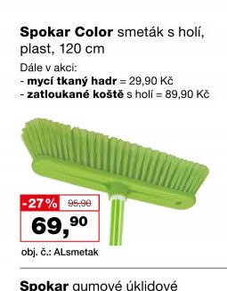 Spokar Color smeták s holí