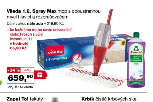 Vileda 1.2. Spray Max mop