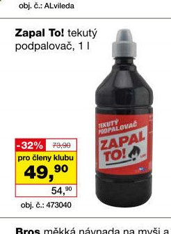 Zapal To! tekutý podpalovač