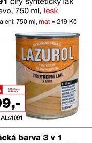 Lazurol Tixotropní lak S 1091
