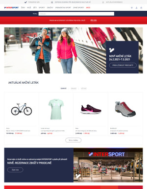 aktuální leták Intersport 3.3.2021-9.3.2021