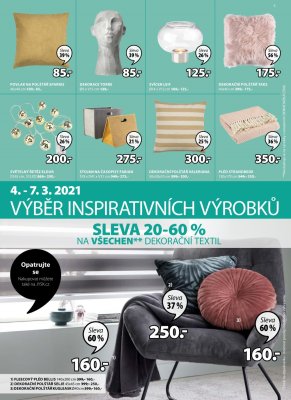 aktuální leták Jysk 4.3.2021-17.3.2021