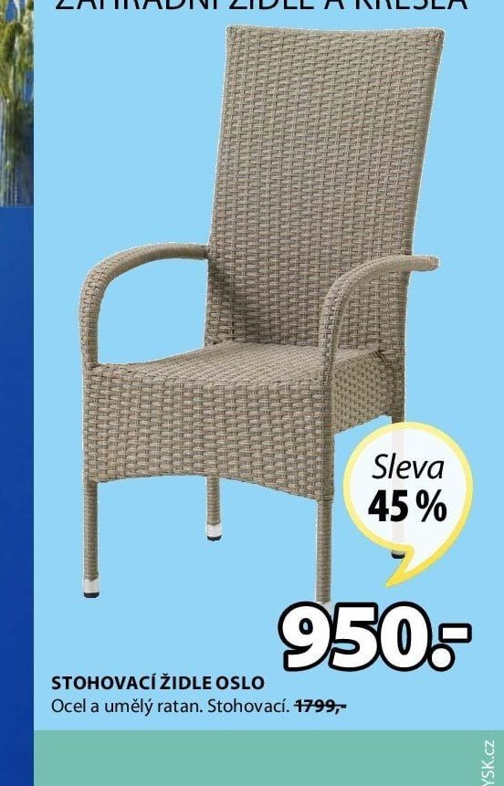 STOHOVACÍ ŽIDLE OSLO