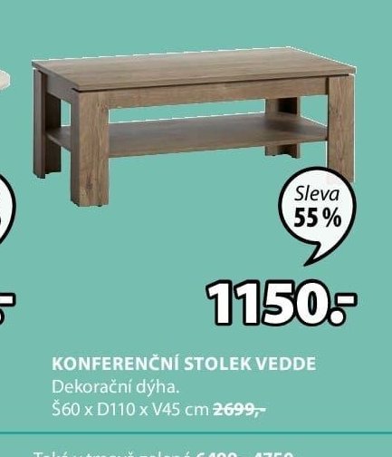 KONFERENČNÍ STOLEK VEDDE - Jysk aktualniletaky.eu
