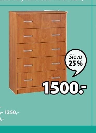 KOMODA MARKSKEL (5 zásuvek) - Jysk aktualniletaky.eu