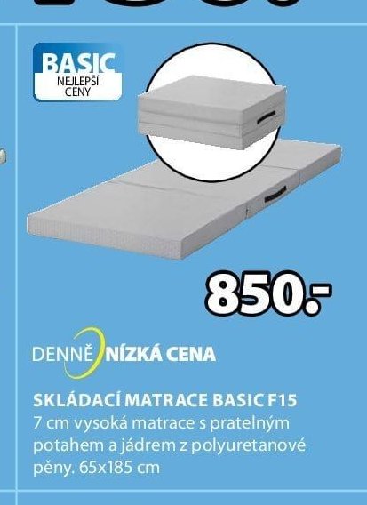 SKLÁDACÍ MATRACE BASIC F15