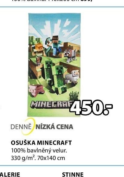 OSUŠKA MINECRAFT