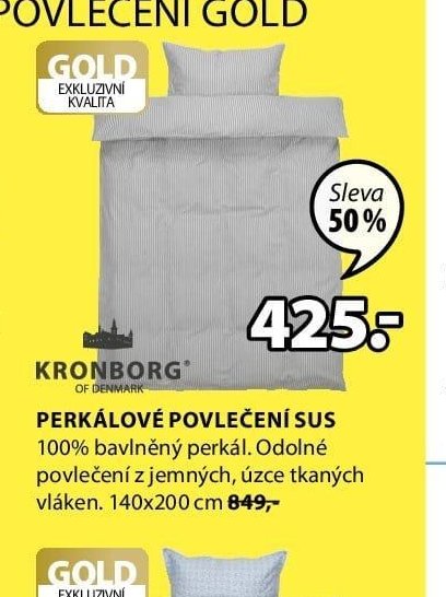 Perkálové povlečení Sus