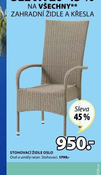 Stohovací židle OSLO