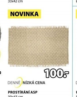 Prostírání ASP