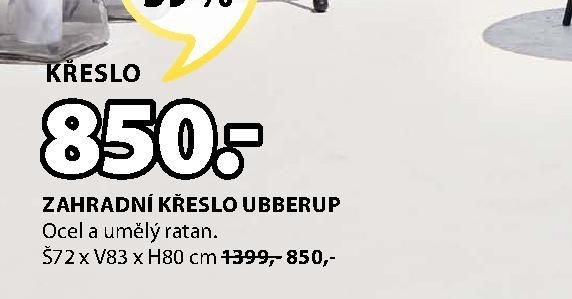 ZAHRADNÍ KŘESLO UBBERUP