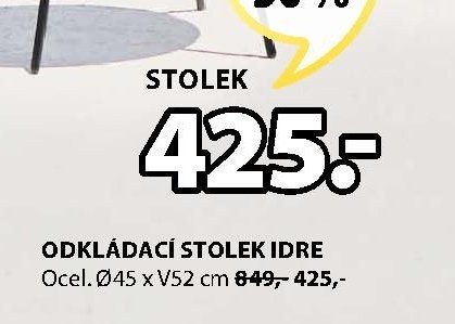 ODKLÁDACÍ STOLEK IDRE