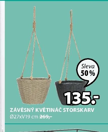 Závěsný květináč STORSKARV