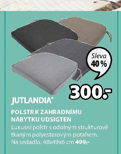 POLSTR K ZAHRADNÍMU NÁBYTKU UDSIGTEN