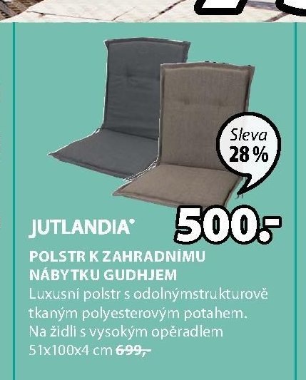 POLSTR K ZAHRADNÍMU NÁBYTKU GUDHJEM