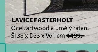 Lavice FASTERHOLT