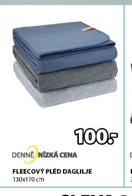 FLEECOVÝ PLÉD DAGLILJE - Jysk aktualniletaky.eu