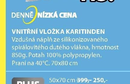 Vnitřní vložka KARITINDEN