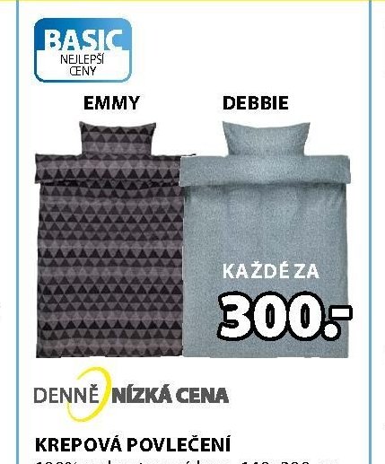 BASIC povlečení EMMY a DEBBIE - Jysk aktualniletaky.eu