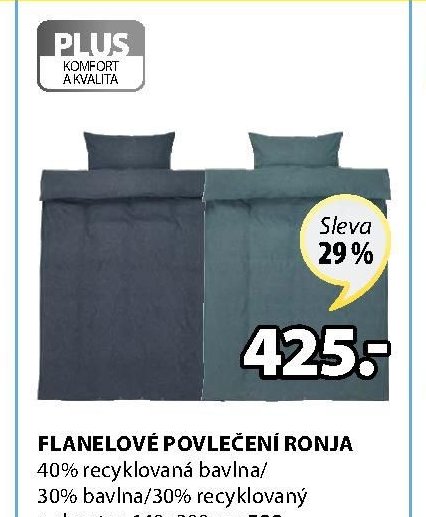 PLUS flanelové povlečení RONJA