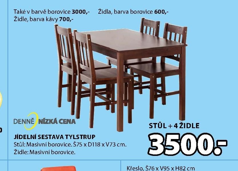 JÍDELNÍ SESTAVA TYLSTRUP