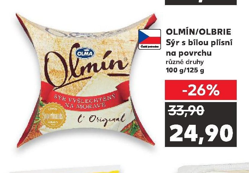 OLMÍN/OLBRIE Sýr s bílou plísní