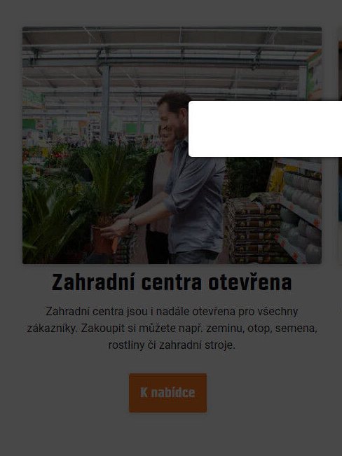 Zahradní centra otevřena