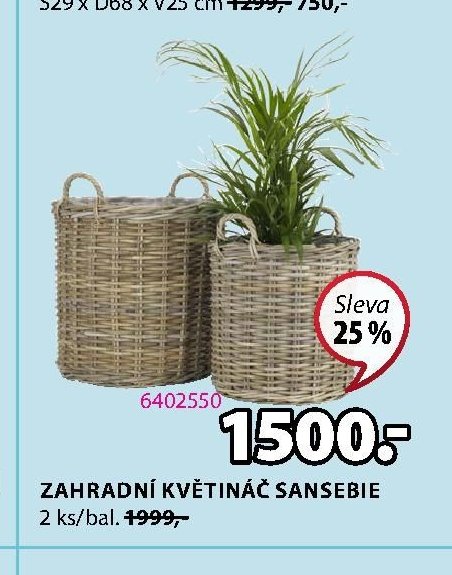 Zahradní květináč SANSEBIE