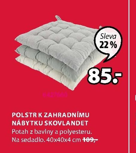 POLSTR K ZAHRADNÍMU NÁBYTKU SKOVLANDET