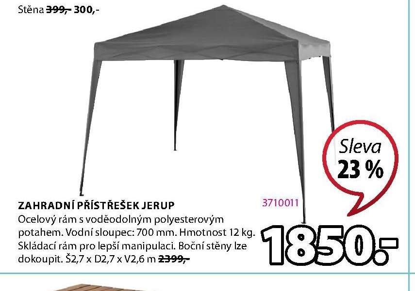 Zahradní přístřešek JERUP