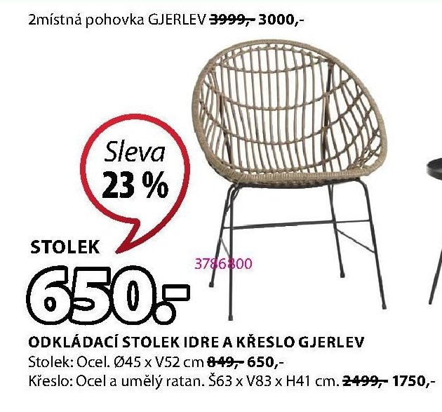 ODKLÁDACÍ STOLEK IDRE