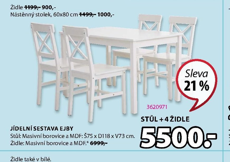 JÍDELNÍ SESTAVA EJBY