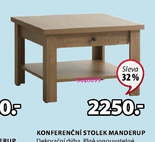 KONFERENČNÍ STOLEK MANDERUP - Jysk aktualniletaky.eu