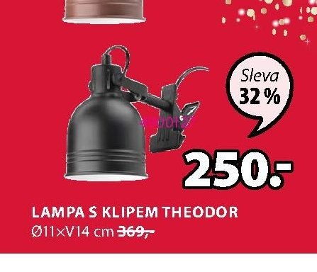 LAMPA S KLIPEM THEODOR - Jysk aktualniletaky.eu