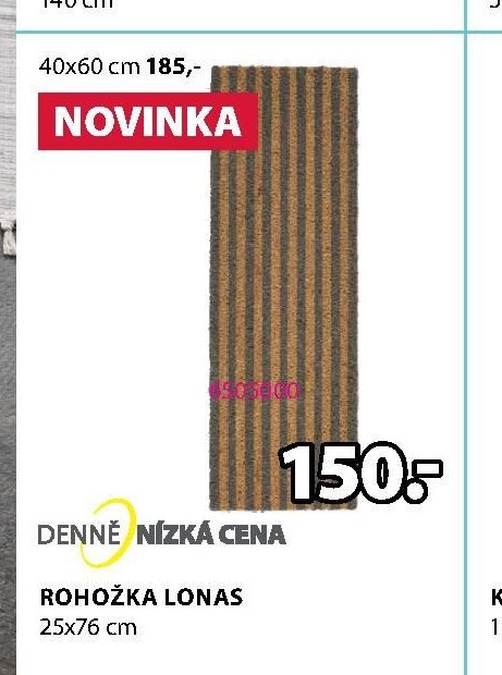 ROHOŽKA LONAS 25x76 cm - Jysk aktualniletaky.eu