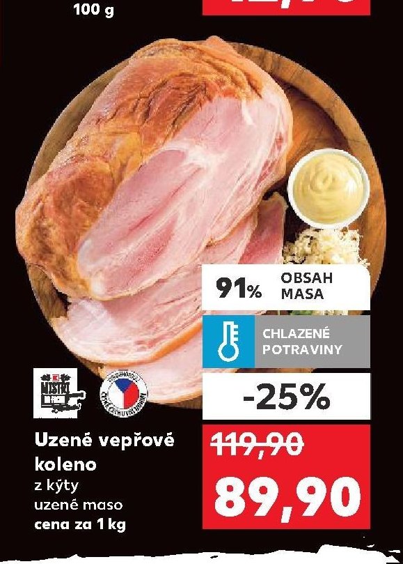 Uzené vepřové koleno 1 kg