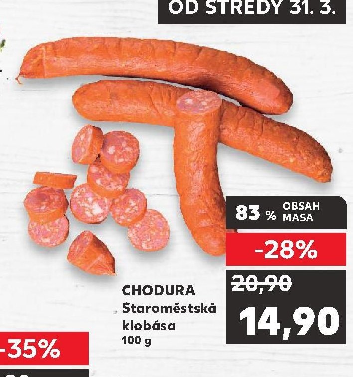 CHODURA Staroměstská klobása